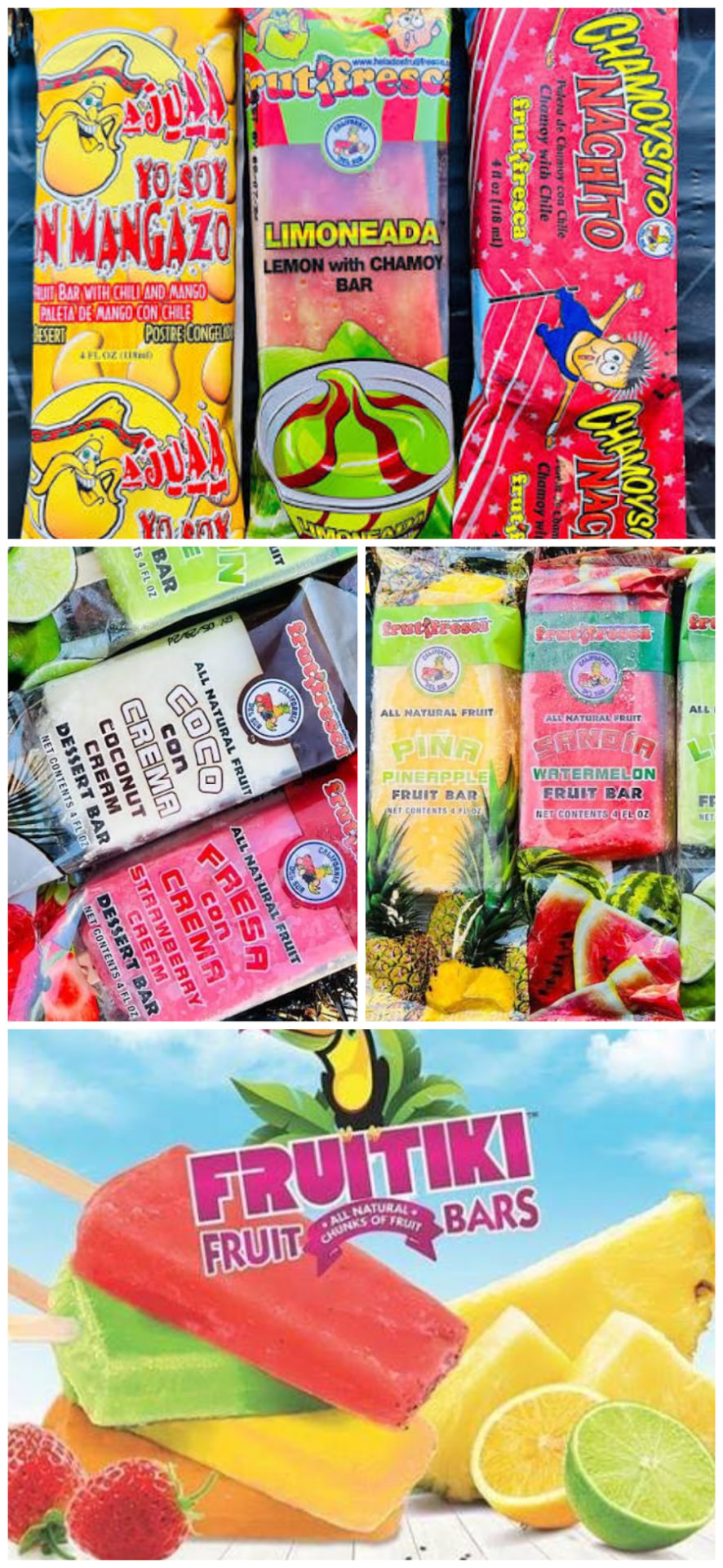 Fruitiki and Frut Fresca fruit bars